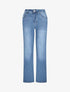 Jean droit push up taille standard - Bleu clair - 1