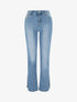 Jean droit taille standard bords fendus - Bleu - 4
