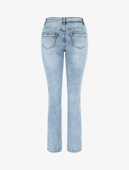 Jean slim taille standard - Bleu clair - 2