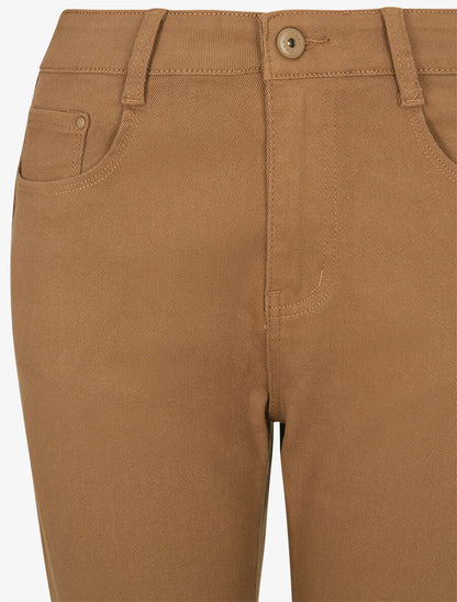 Jean slim push-up basique - Beige foncé - 3