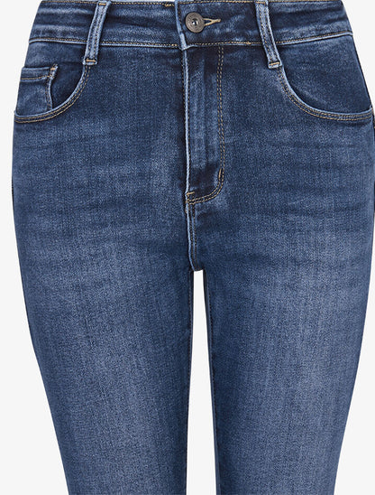 Jean droit casual délavé - Bleu stone - 3