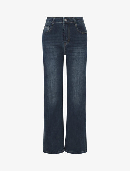 Jean standard push up coupe droite - Bleu - 4