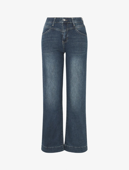 Jean classique coupe droite - Bleu - 1