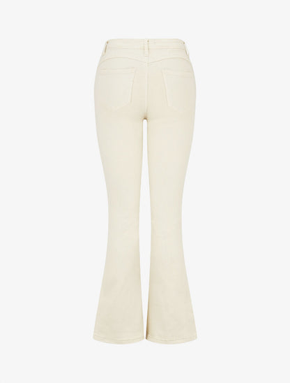 Jean push up coupe flare - Crème - 2
