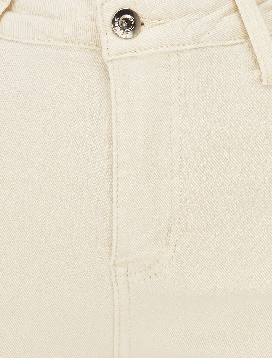 Jean push up coupe flare - Crème - 3