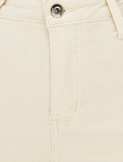 Jean push up coupe flare - Crème - 3