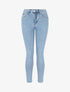 Jean push up coupe skinny - Bleu clair - 1