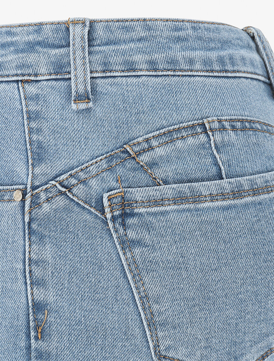 Jean push up coupe skinny - Bleu clair - 3