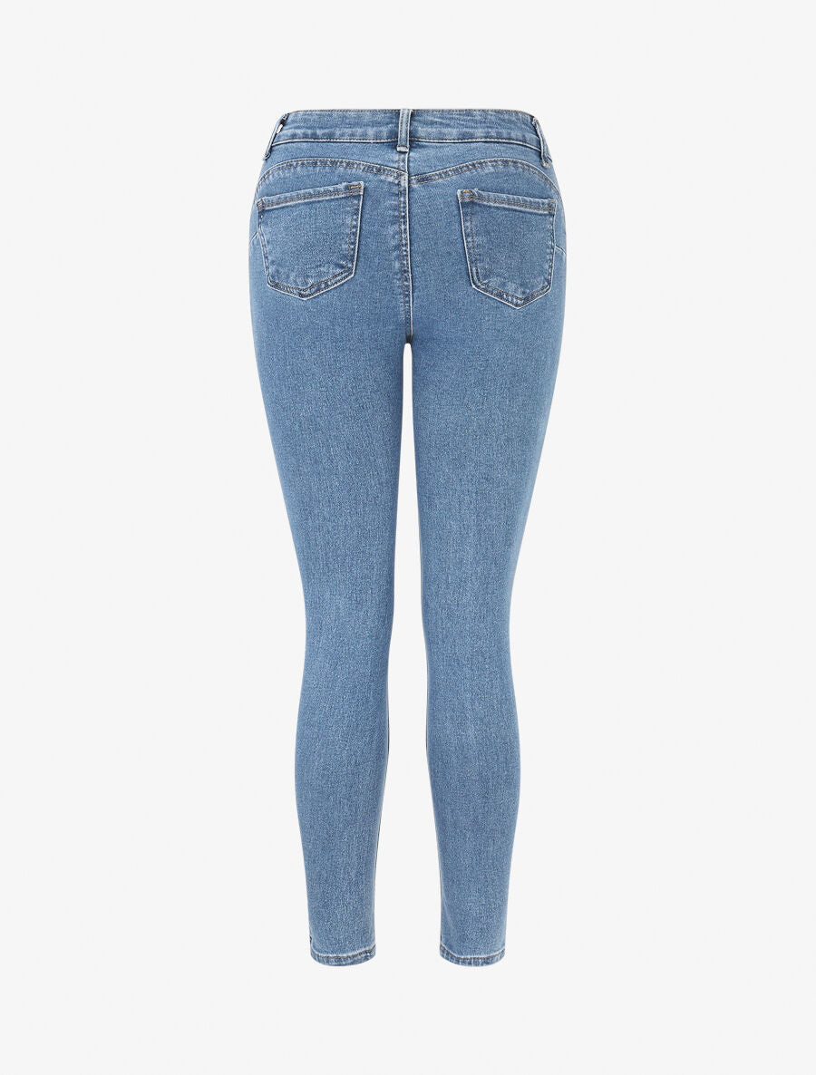 Jean push up coupe skinny - Bleu - 2