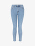 Jean skinny push up taille haute - Bleu clair - 1