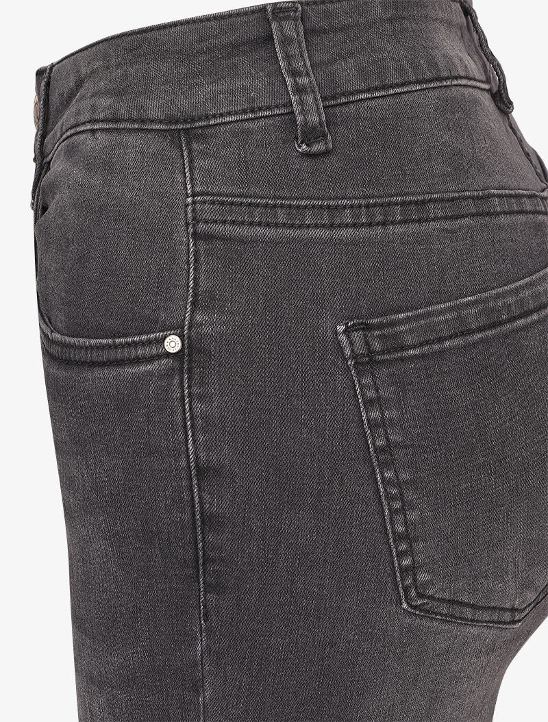 Jean 7/8 coupe mom - Gris foncé - 3
