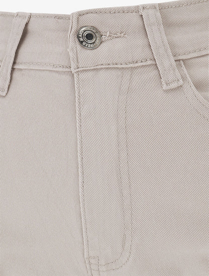 Jean mom taille haute - Gris clair - 3