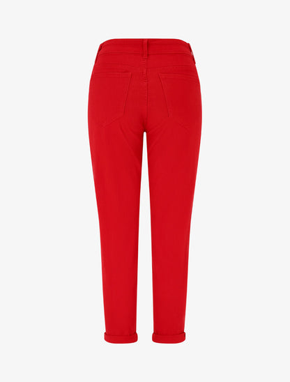 Jean mom taille haute - Rouge - 2