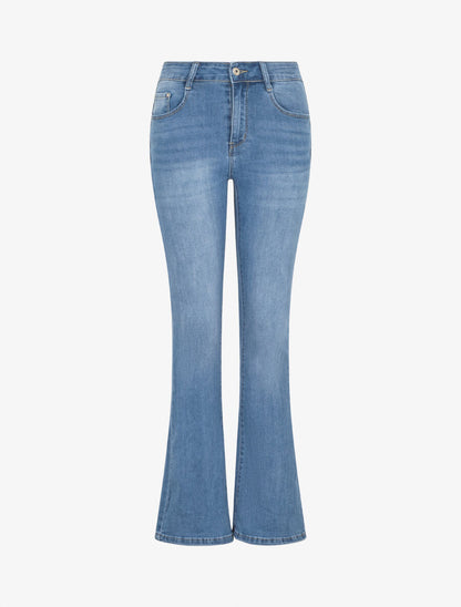 Jean push up standard coupe flare - Bleu - 1