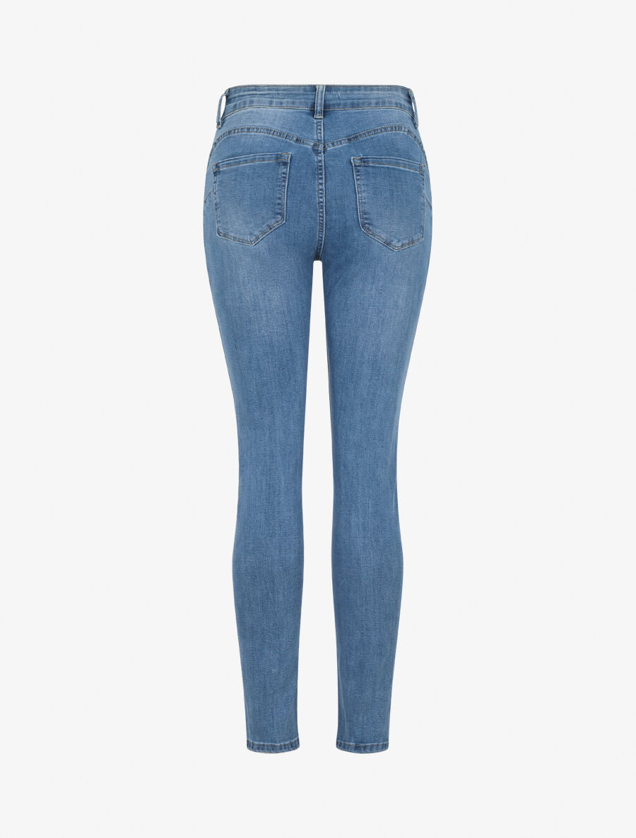 Jean push up coupe slim - Bleu - 2