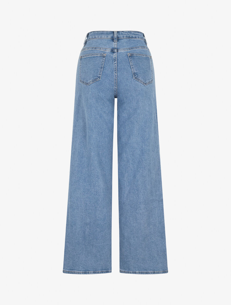 Jean ample coupe droite - Bleu - 2
