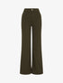 Jean coupe ample taille haute - Kaki - 1