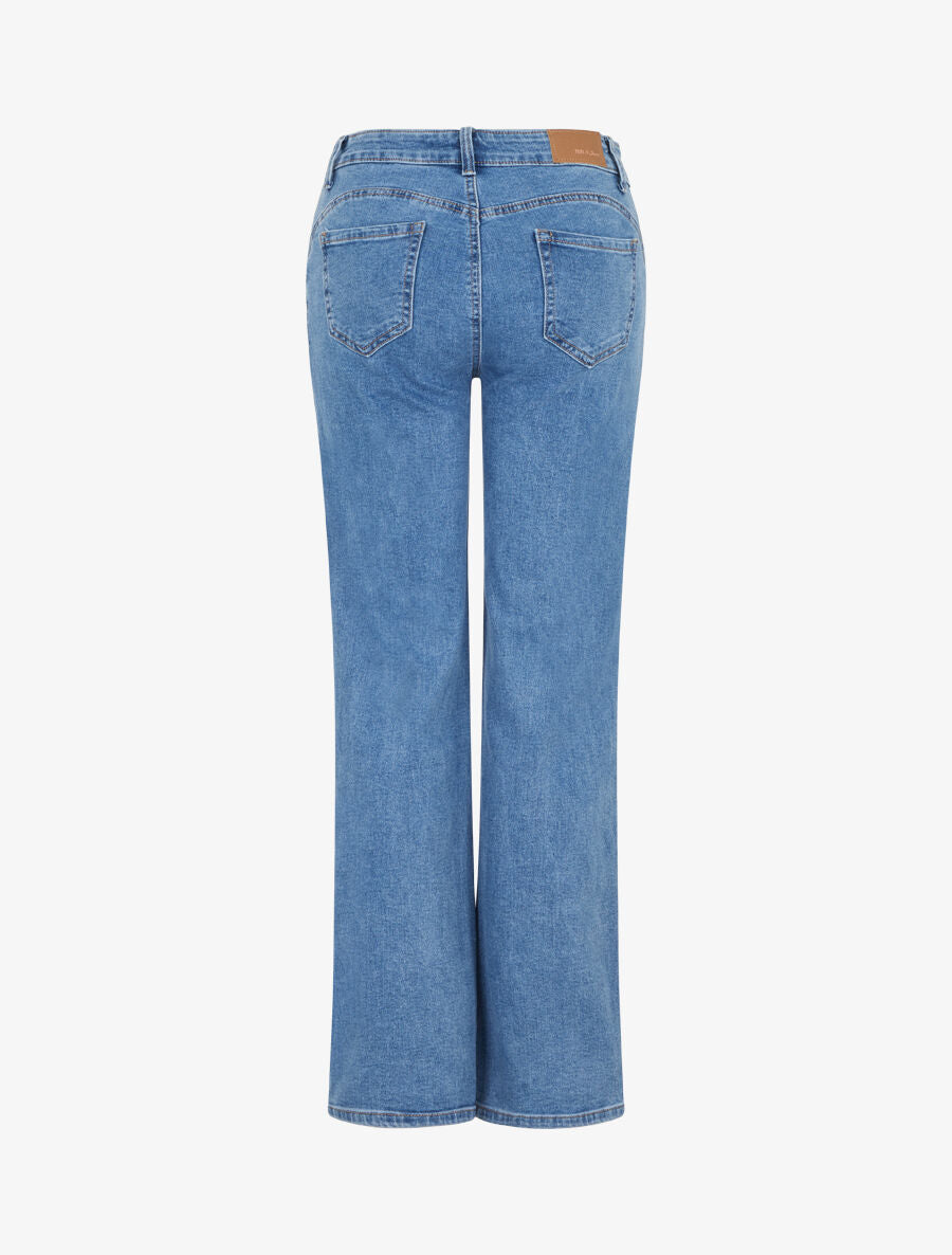 Jean coupe droite grande taille - Bleu - 2