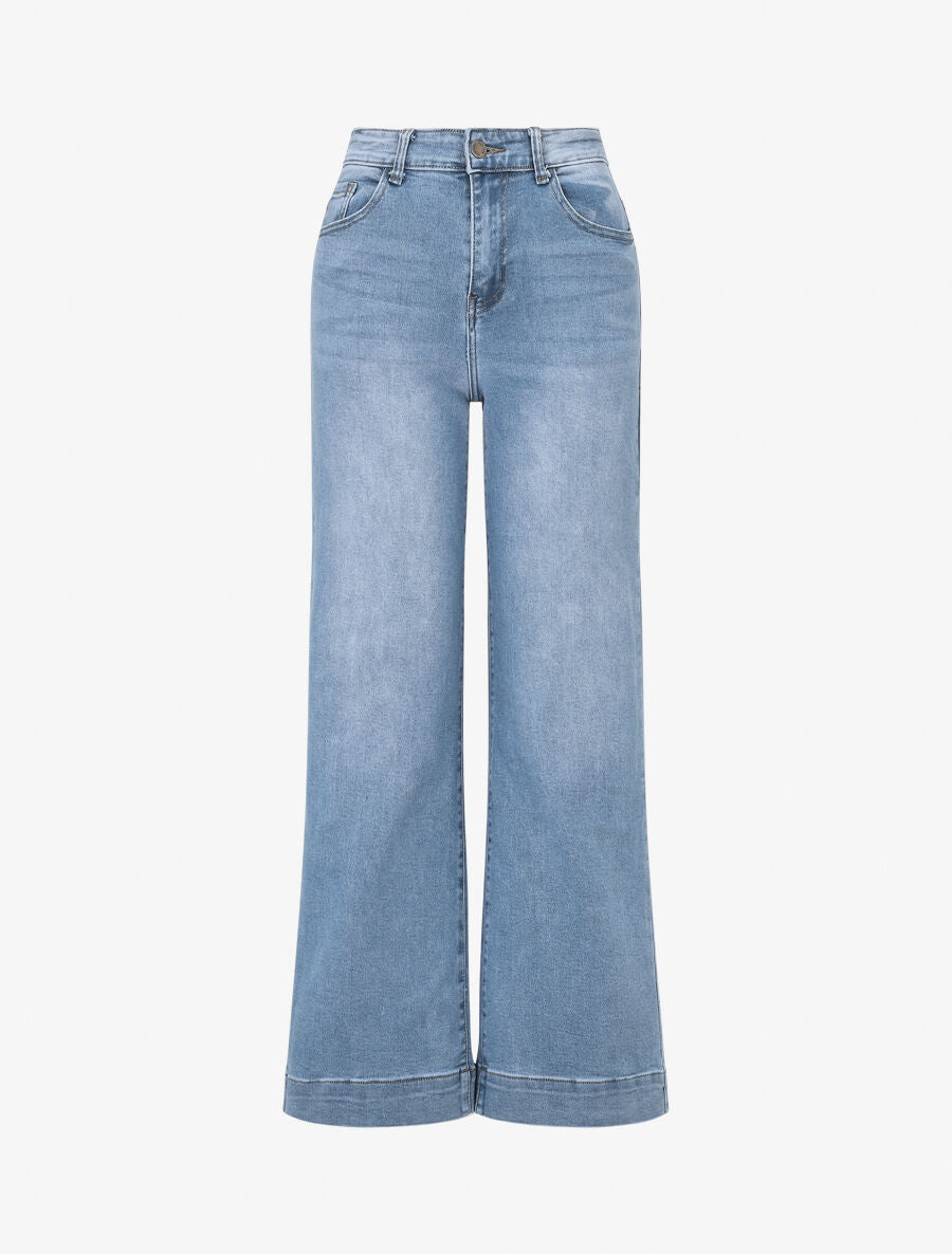 Jean standard coupe droite - Bleu - 4