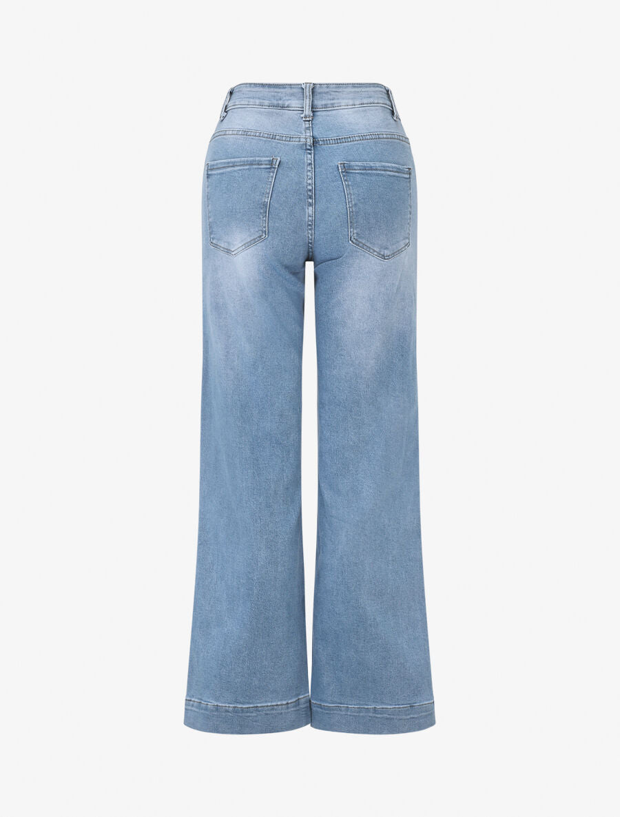 Jean standard coupe droite - Bleu - 2