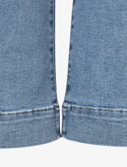 Jean wide leg classique - Bleu - 3