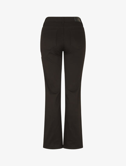 Jean droit basique taille haute - Noir - 2