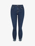 Jean skinny à bords coupe franche - Denim brut - 4