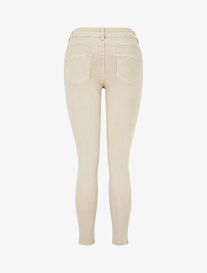 Jean push up coupe skinny - Beige - 2