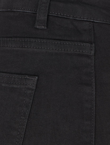 Jean wide leg coupe ample - Noir - 3