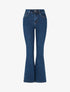Jean push up coupe flare - Bleu - 1