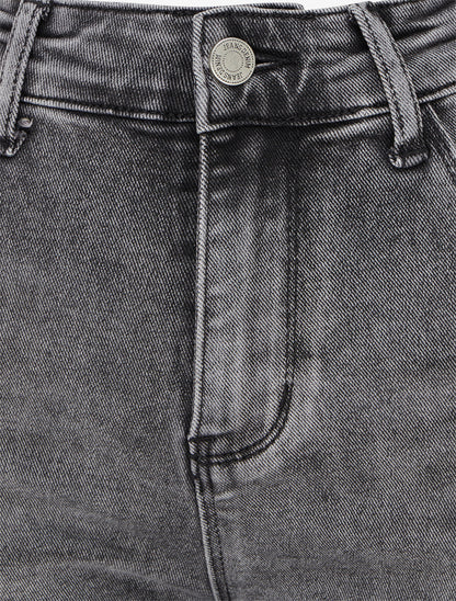 Jean push up coupe droite - Gris - 3