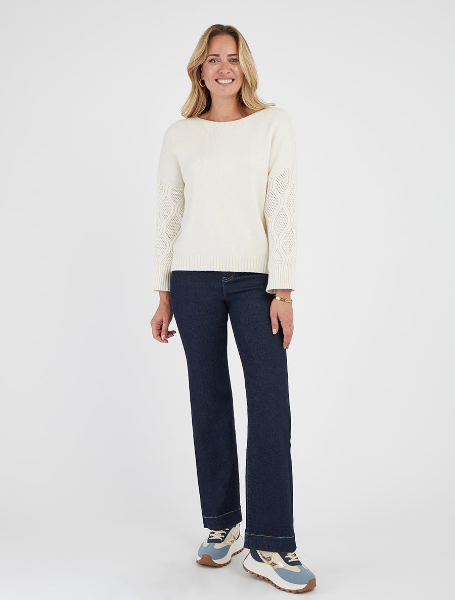 Jean estándar corte recto - Azul