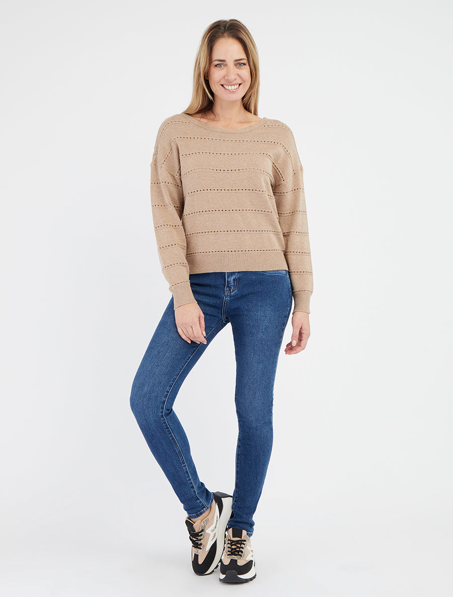 Jean corte slim estándar - Azul