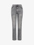 Jean push up coupe droite - Gris - 1
