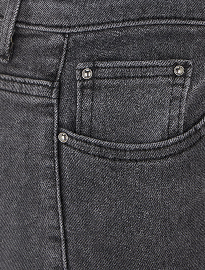 Jean standard coupe slim - Gris - 3