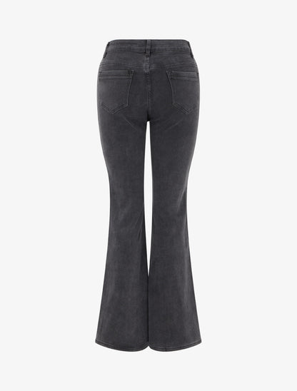 Jean standard coupe flare - Gris - 2