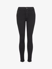 Jean skinny push up taille haute - Noir - 1