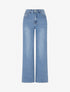 Jean push-up wide leg - Bleu clair - 1