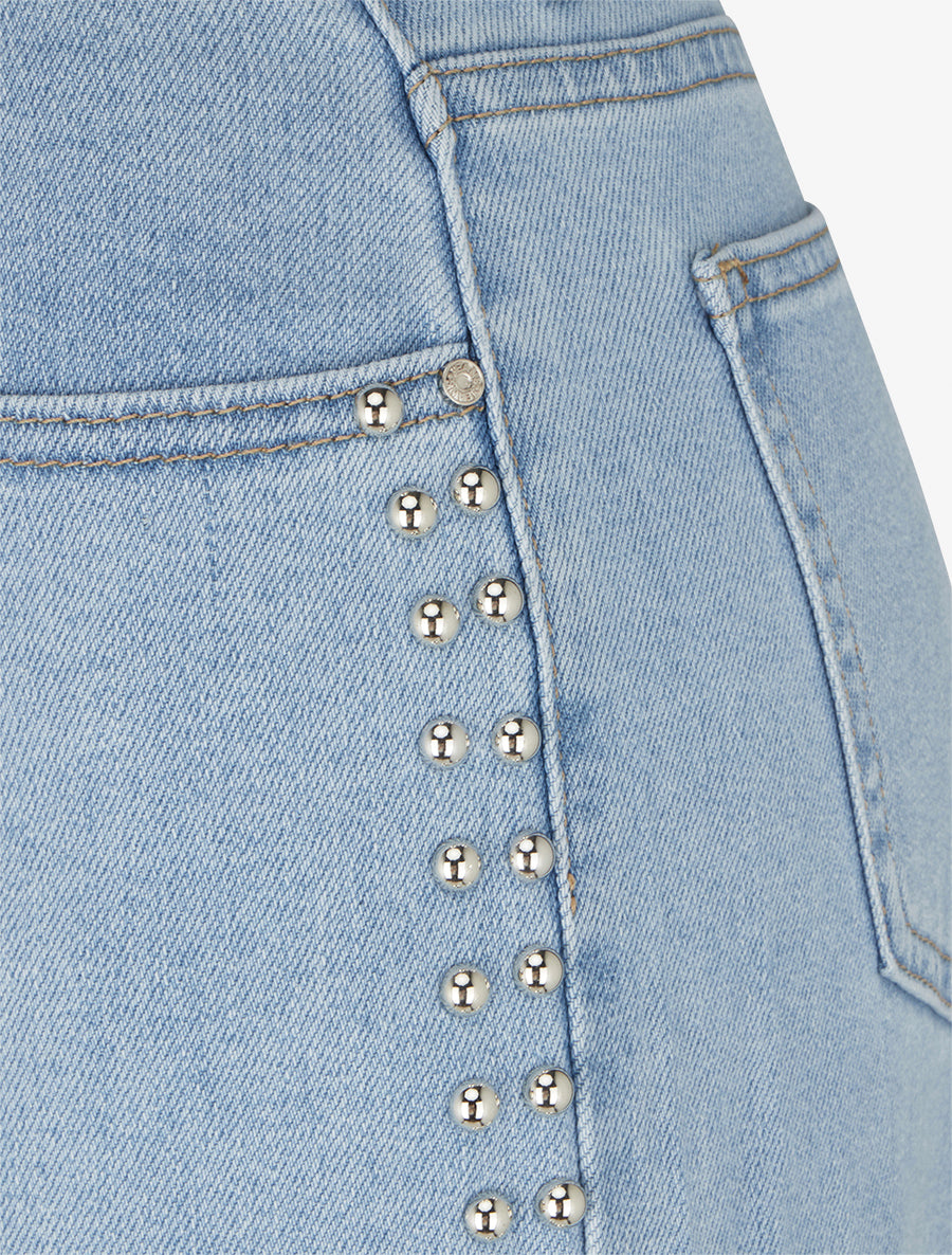 Jean push up clouté - Bleu - 3