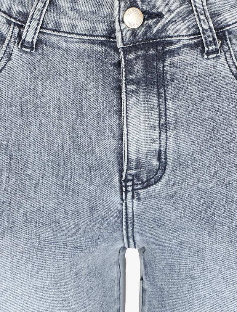Jean slim stretch à taille standard - Bleu clair - 3