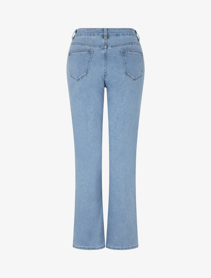 Jean push up coupe droite - Bleu - 2