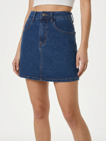 Short de mezclilla trompe-l&