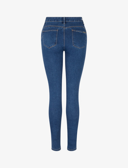 Jean push up coupe skinny - Bleu - 2