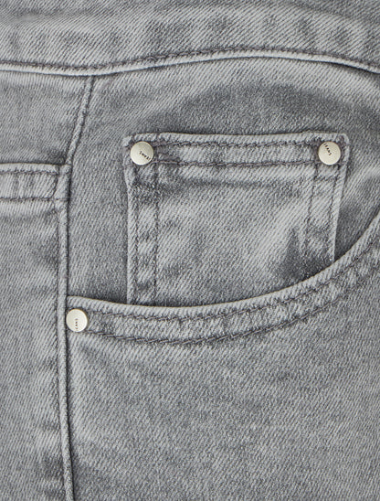 Jean classique coupe slim - Gris - 3