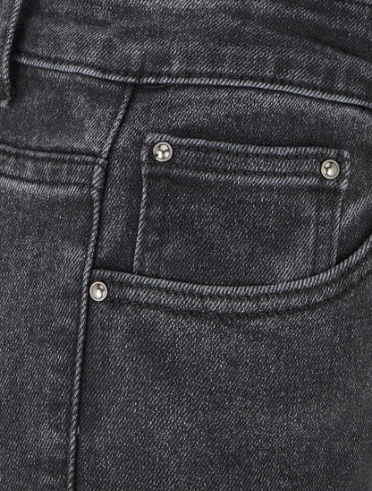 Jean classique coupe skinny - Noir - 3