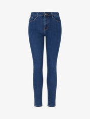 Jean skinny à taille haute - Bleu - 1