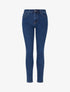 Jean skinny à taille haute - Bleu - 1