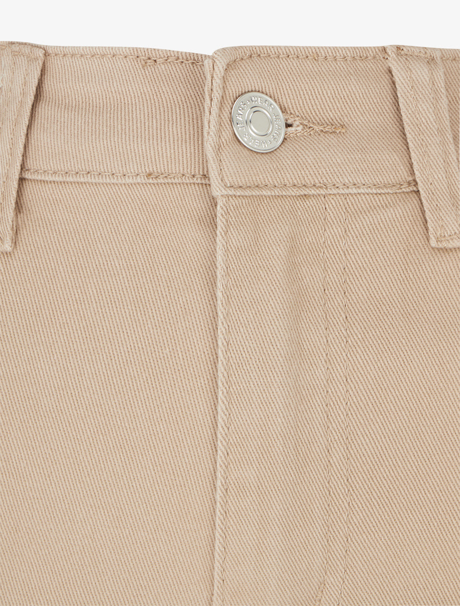 Jean mom taille haute - Beige - 3