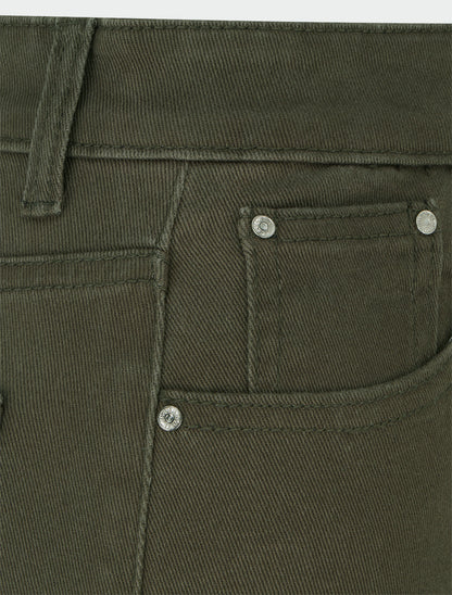 Jean mom taille haute - Kaki - 3