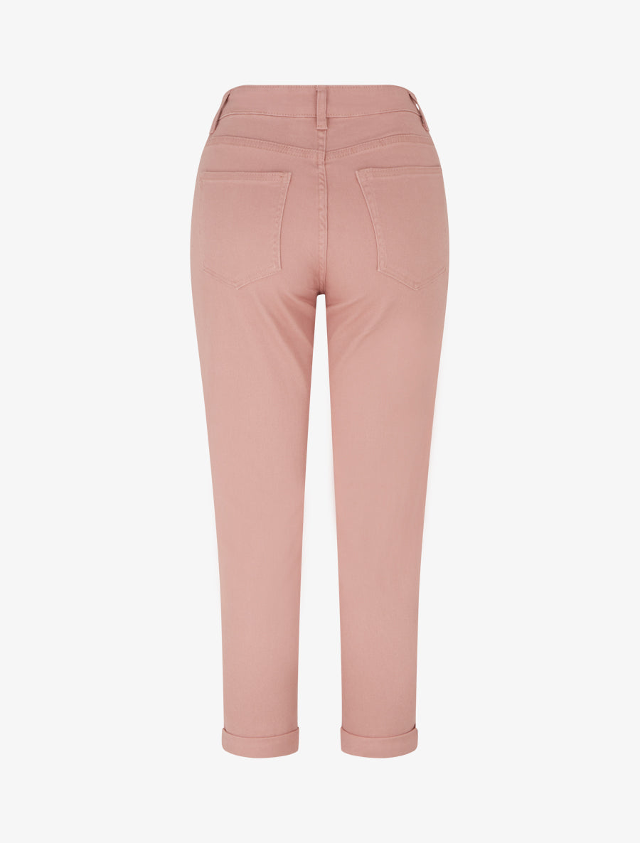 Jean mom taille haute - Vieux rose - 2